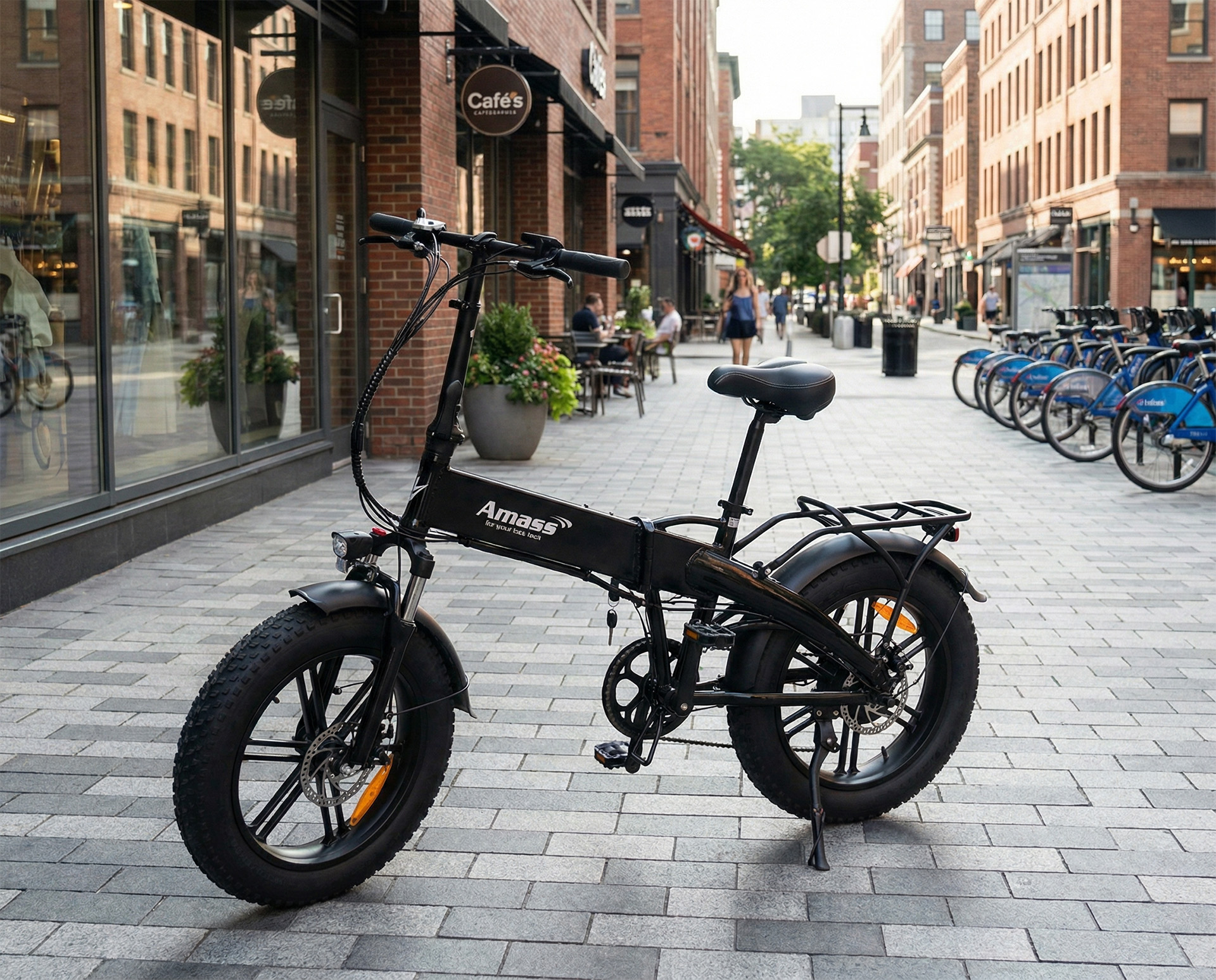 Bicicleta eléctrica Amass plegable